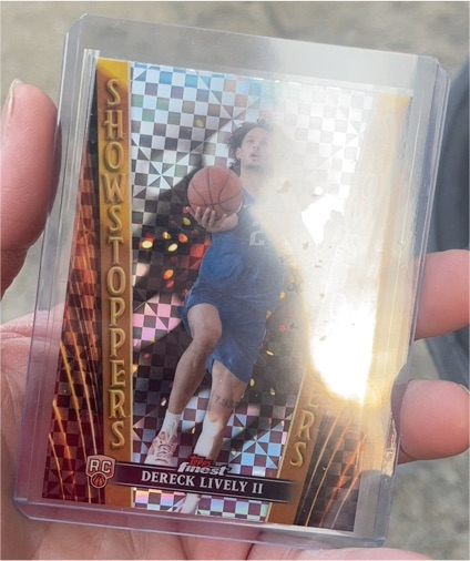 2023-24 Topps Finest #SS-25 Dereck Lively II Showstoppers — front