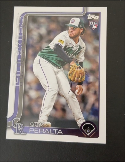 2025 Topps #RC Luis Peralta — front