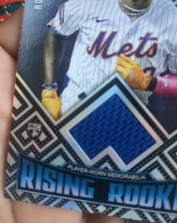 2024 Topps Update #RRR-RM Ronny Mauricio Rising Rookie Relic — front