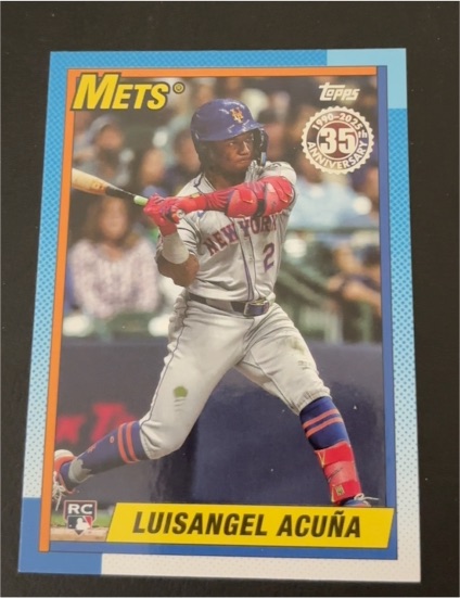 2025 Topps Series 2 #90B2-22 Luisangel Acuña — front