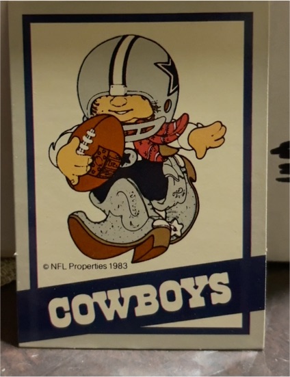 1983 NFL Properties Avon Huddles #NNO Dallas Cowboys — front