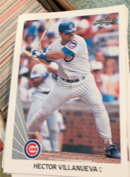 1990 Leaf #401 Hector Villanueva — front