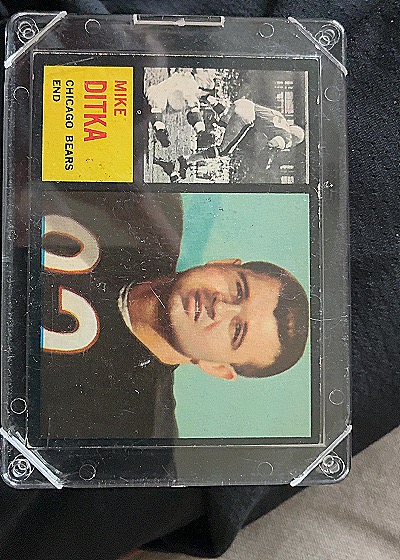 1962 Topps #17 Mike Ditka — front