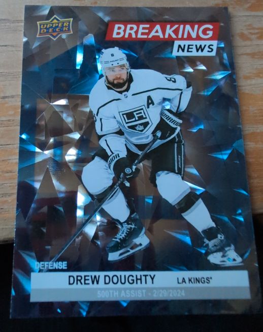 2024-25 Upper Deck Series 1 Breaking News #BN-1 Drew Doughty — front