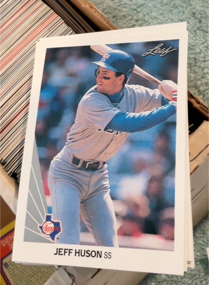 1990 Leaf #285 Jeff Huson — front
