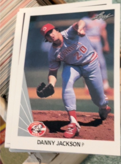 1990 Leaf #279 Danny Jackson — front