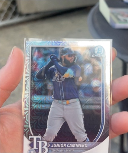 2025 Bowman Chrome #13 Junior Caminero — front