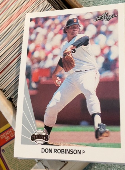 1990 Leaf #267 Don Robinson — front