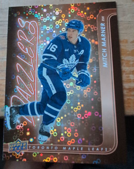 2024-25 Upper Deck Series 1 Dazzlers Blue #DZ-9 Mitch Marner — front