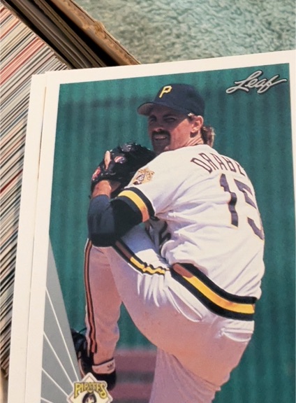 1990 Leaf #296 Doug Drabek — front