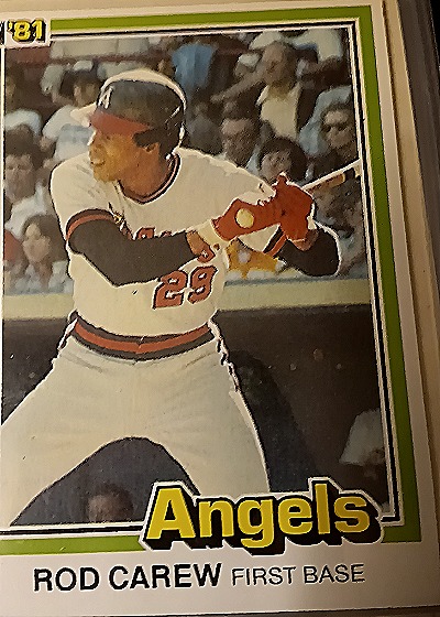 1981 Donruss #49 Rod Carew — front