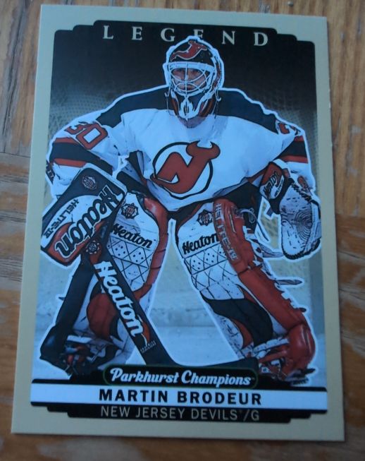 2022-23 Parkhurst Champions #332 Martin Brodeur — front