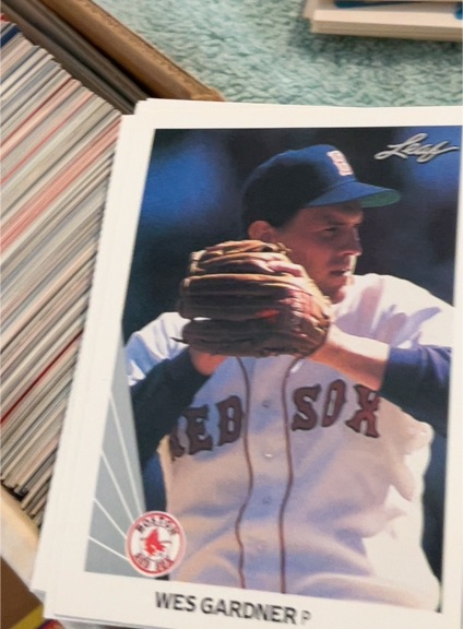 1990 Leaf #265 Wes Gardner — front