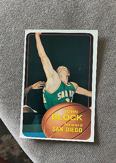1970 Topps Basketball #58 John Block — front