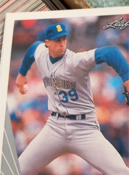 1990 Leaf #430 Erik Hanson — front