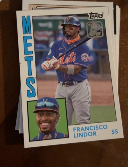 2021 Topps Update 70 Years of Topps #70YT-34 Francisco Lindor — front