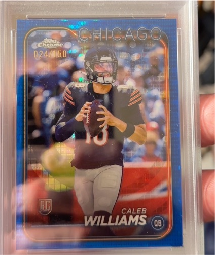 2024 Topps Chrome #202 Caleb Williams — front