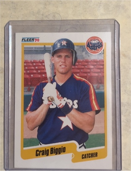 1990 Fleer #224 Craig Biggio — front