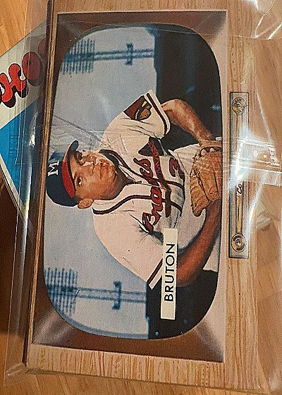 1955 Bowman #11 Bill Bruton — front