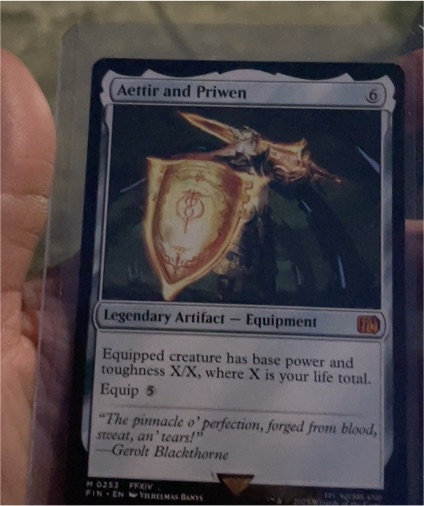 2023 Magic: The Gathering FIN #253 Aettir and Priwen — front