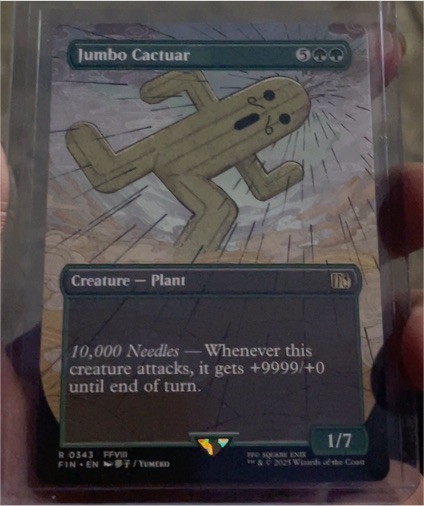 2023 Magic: The Gathering #343 Jumbo Cactuar — front