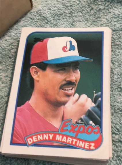 1989 Topps #313 Denny Martinez — front