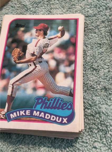 1989 Topps #39 Mike Maddux Philadelphia Phillies — front