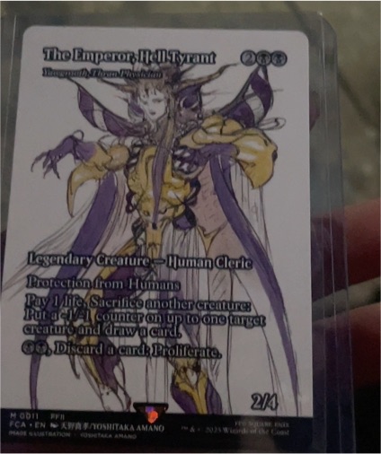 2023 Magic: The Gathering #0011 The Emperor, Hell Tyrant - Yawgmoth, Thran Physician — front