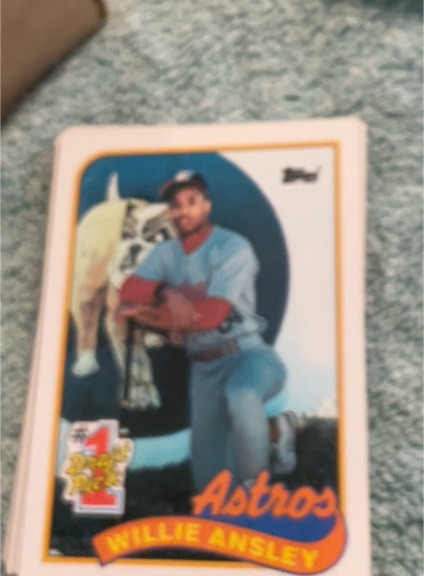 1989 Topps #607 Willie Ansley — front