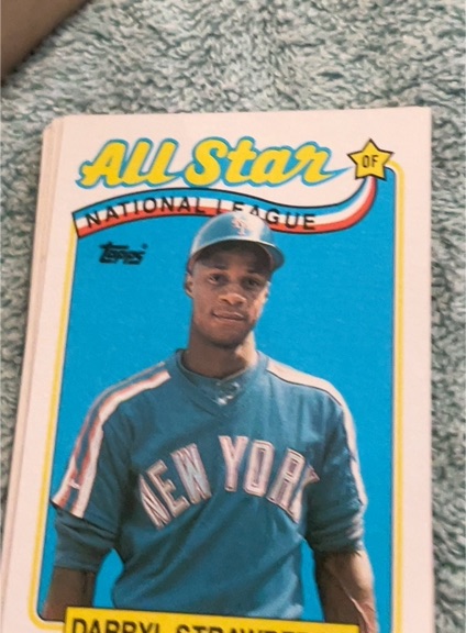 1989 Topps #390 Darryl Strawberry — front