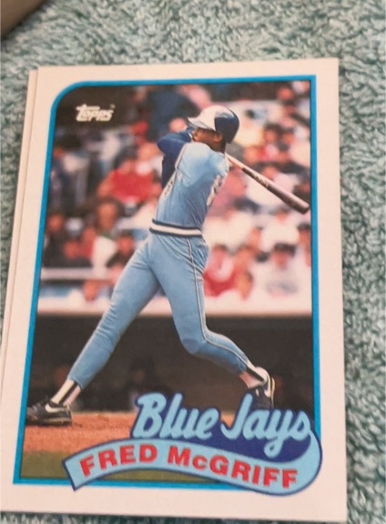 1989 Topps #745 Fred McGriff — front