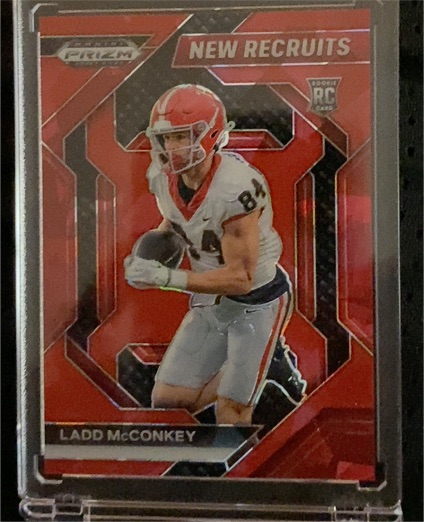 2024 Panini Prizm Draft Picks New Recruits #NR-LMY Ladd McConkey — front