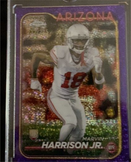 2024 Topps Chrome #204 Marvin Harrison Jr. — front