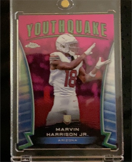 2024 Topps Chrome #Y-4 Marvin Harrison Jr. Youthquake — front