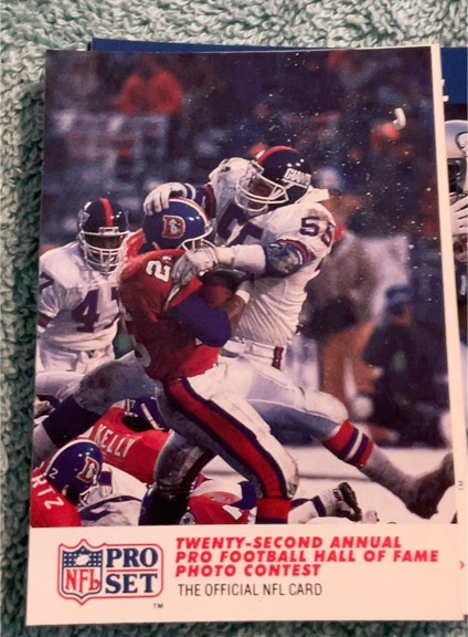 1990 Pro Set #791 Gary Reasons / Bobby Humphrey — front