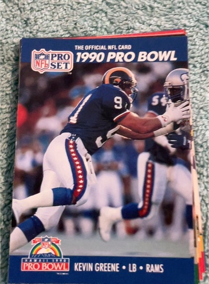 1990 Pro Set #392 Kevin Greene — front