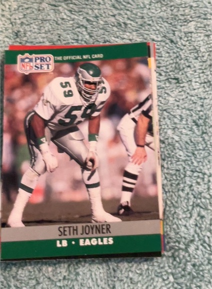 1990 Pro Set #609 Seth Joyner — front
