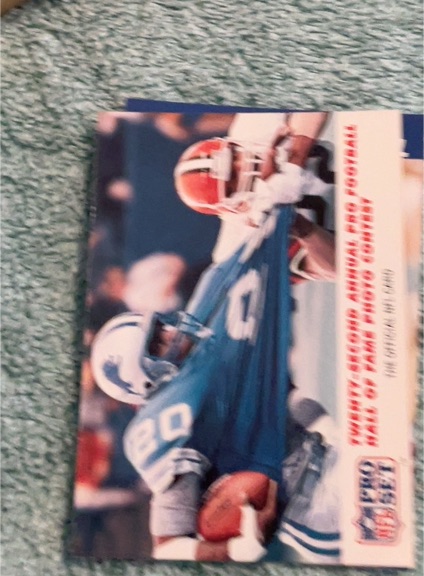 1990 Pro Set #794 Barry Sanders — front