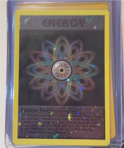 2000 Pokemon League Promo Rainbow Energy — front