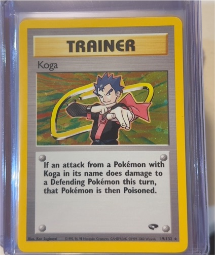 2000 Pokémon Gym Challenge #19 Koga — front