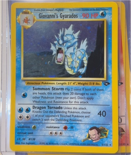 2000 Pokémon Gym Challenge #5 Giovanni's Gyarados — front