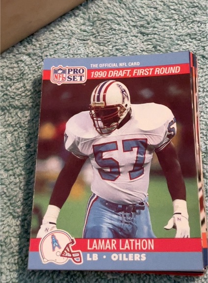 1990 Pro Set #683 Lamar Lathon — front