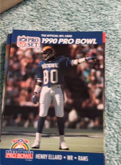 1990 Pro Set 1990 Pro Bowl Henry Ellard — front