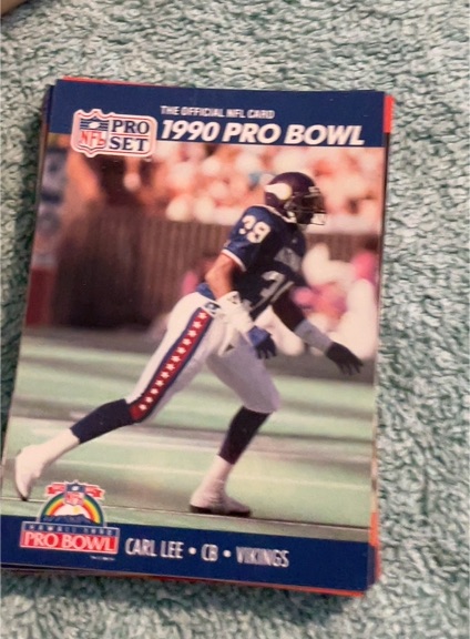 1990 Pro Set #399 Carl Lee — front