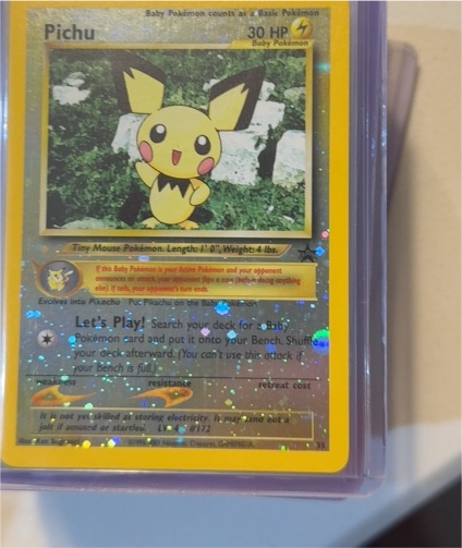 2001 Pokemon Black Star Promo #35 Pichu — front