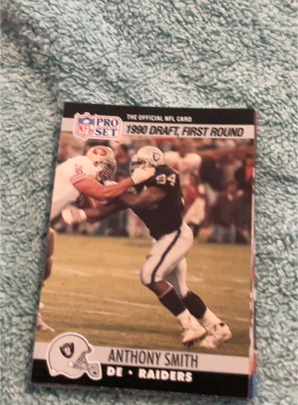 1990 Pro Set #679 Anthony Smith — front