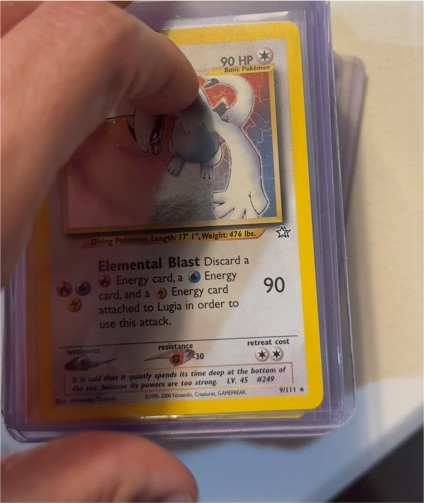 2000 Pokemon Neo Genesis #9 Lugia — front