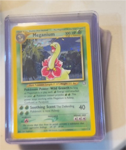 2000 Pokémon Neo Genesis #11 Meganium — front