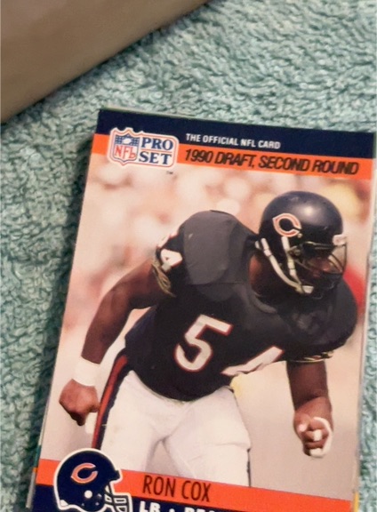 1990 Pro Set #702 Ron Cox — front