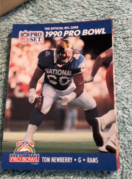 1990 Pro Set #410 Tom Newberry — front